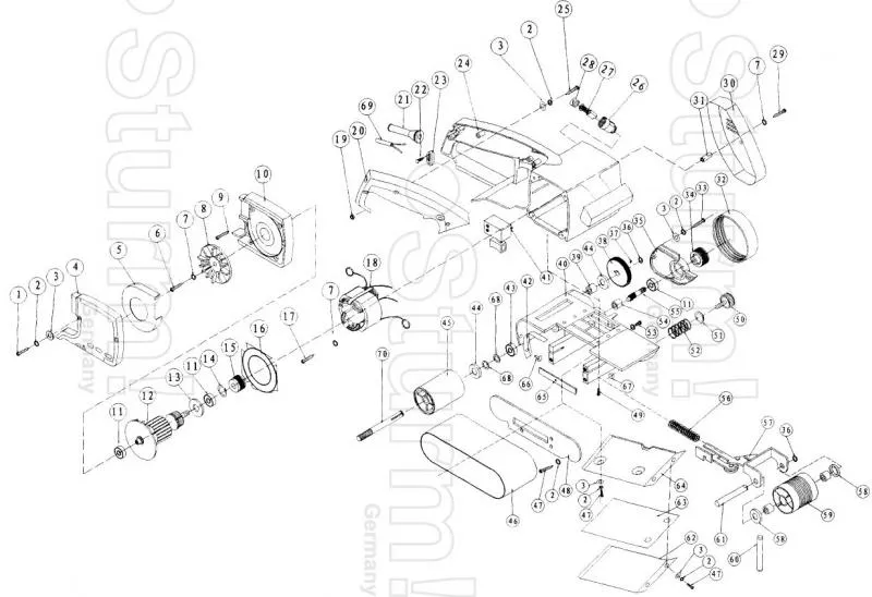 вал  для Sturm BS8511P Арт.:BS8511P-55