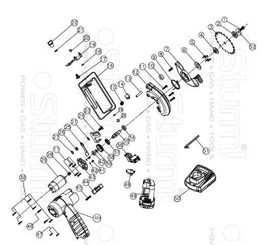 шестерня  для Sturm CS5010Li Арт.:CS5010Li-38