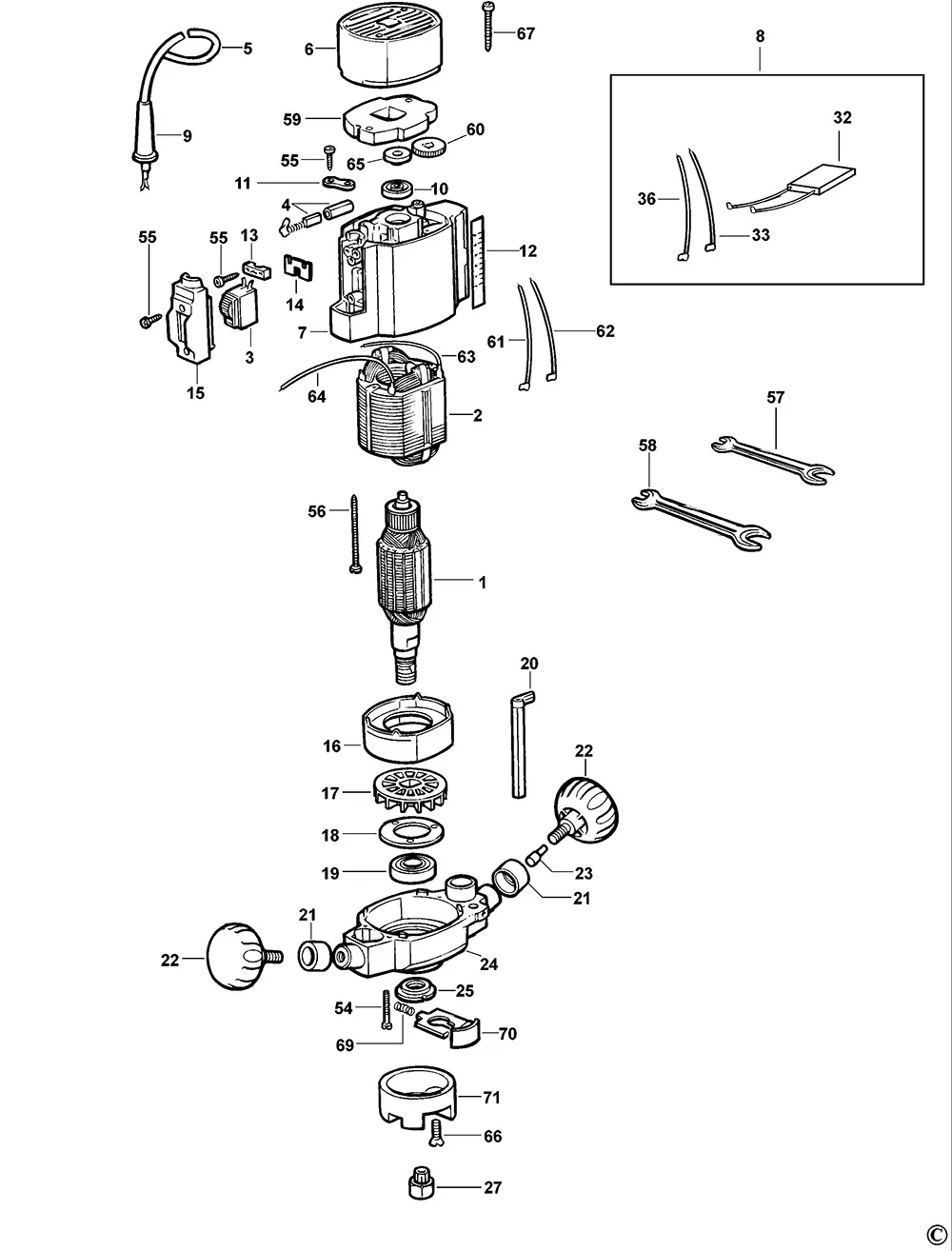 Втулка для Dewalt DW6141 TYPE 1 Арт.:249108-00