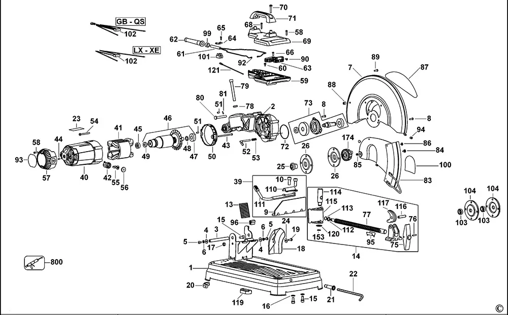 Винт специальный для Dewalt D28715 TYPE 1 Арт.:384844-00