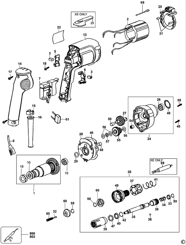 Запчасти, схема и деталировка Dewalt DW269K TYPE 4