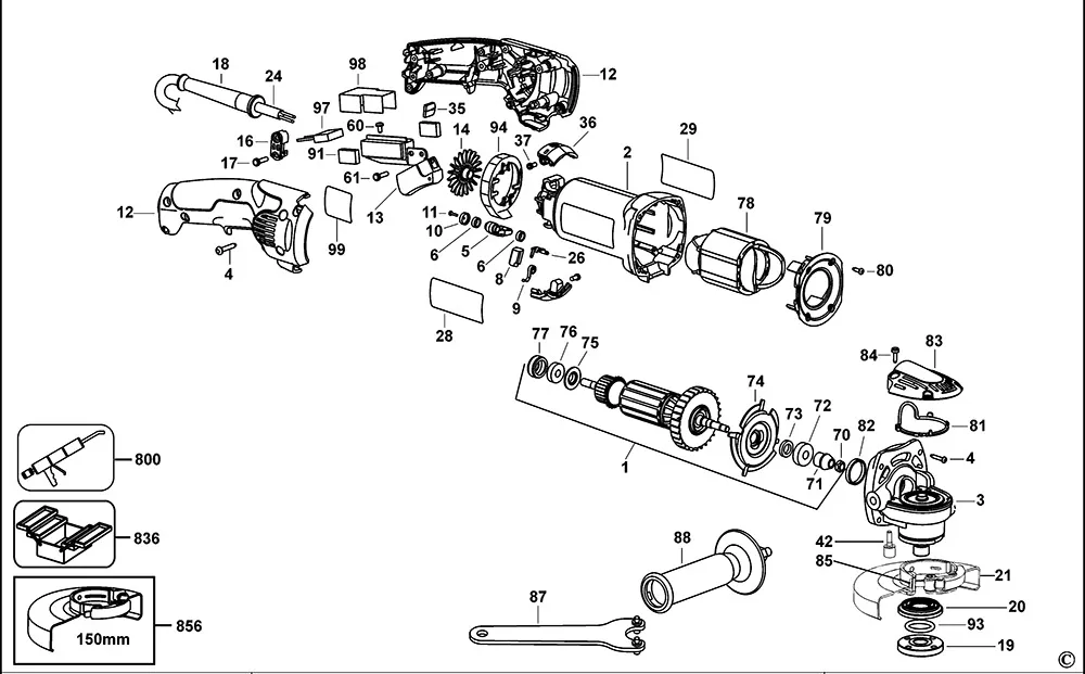 Запчасти, схема и деталировка Dewalt D28065 TYPE 3