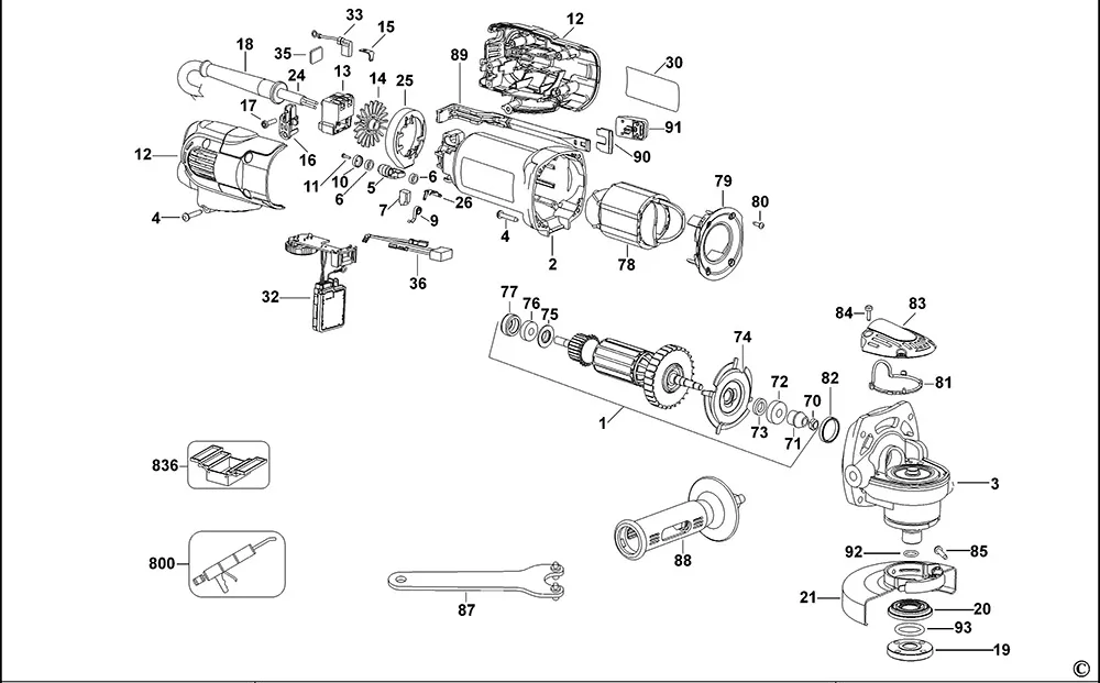 Выключатель для Dewalt D28116 TYPE 2 Арт.:945614-01