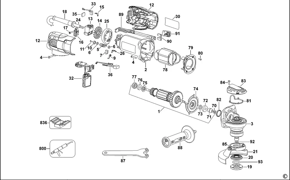 Шестерня ведущая  для Dewalt D28137 TYPE 1 Арт.:627465-00