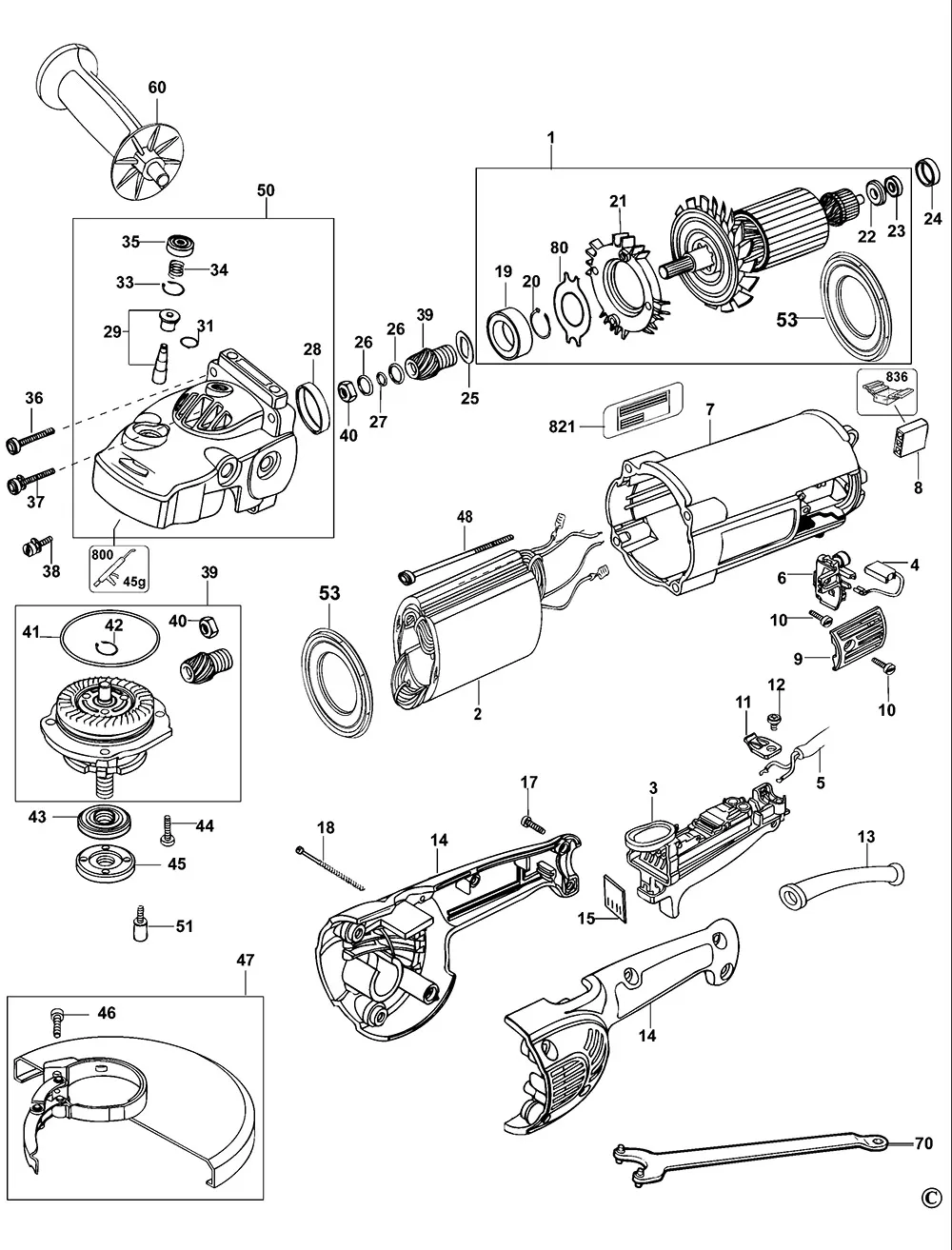 Выключатель для Dewalt D28411 TYPE 3 Арт.:393440-04