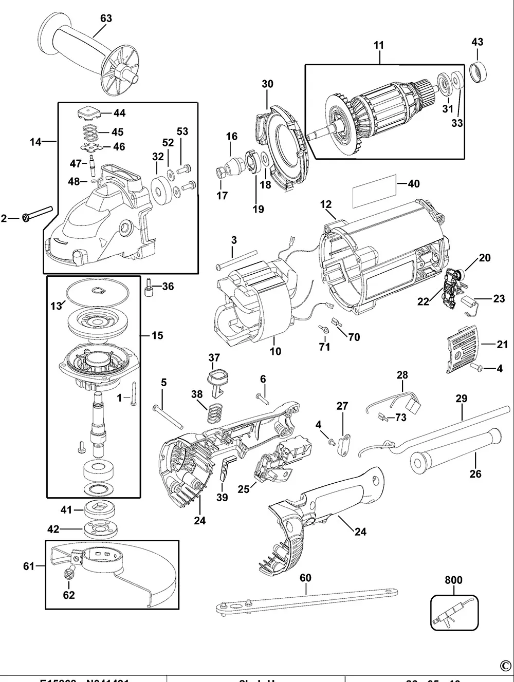 Выключатель для Dewalt D28490 TYPE 2 Арт.:N035342