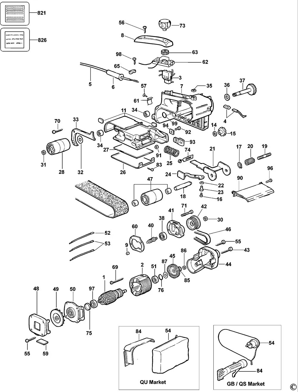 Хомут кабельный для Dewalt DW431 TYPE 6 Арт.:379684