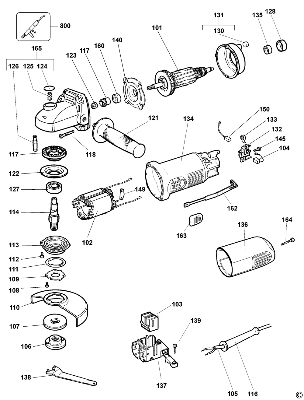 Запчасти, схема и деталировка Dewalt DW818 TYPE 3