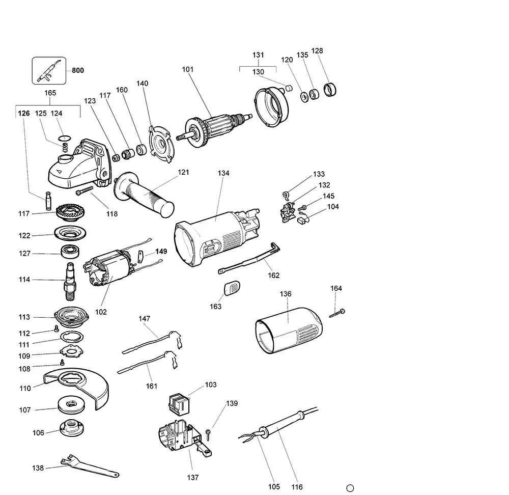 Шпиндель для Dewalt DW824 TYPE 1 Арт.:391971-00