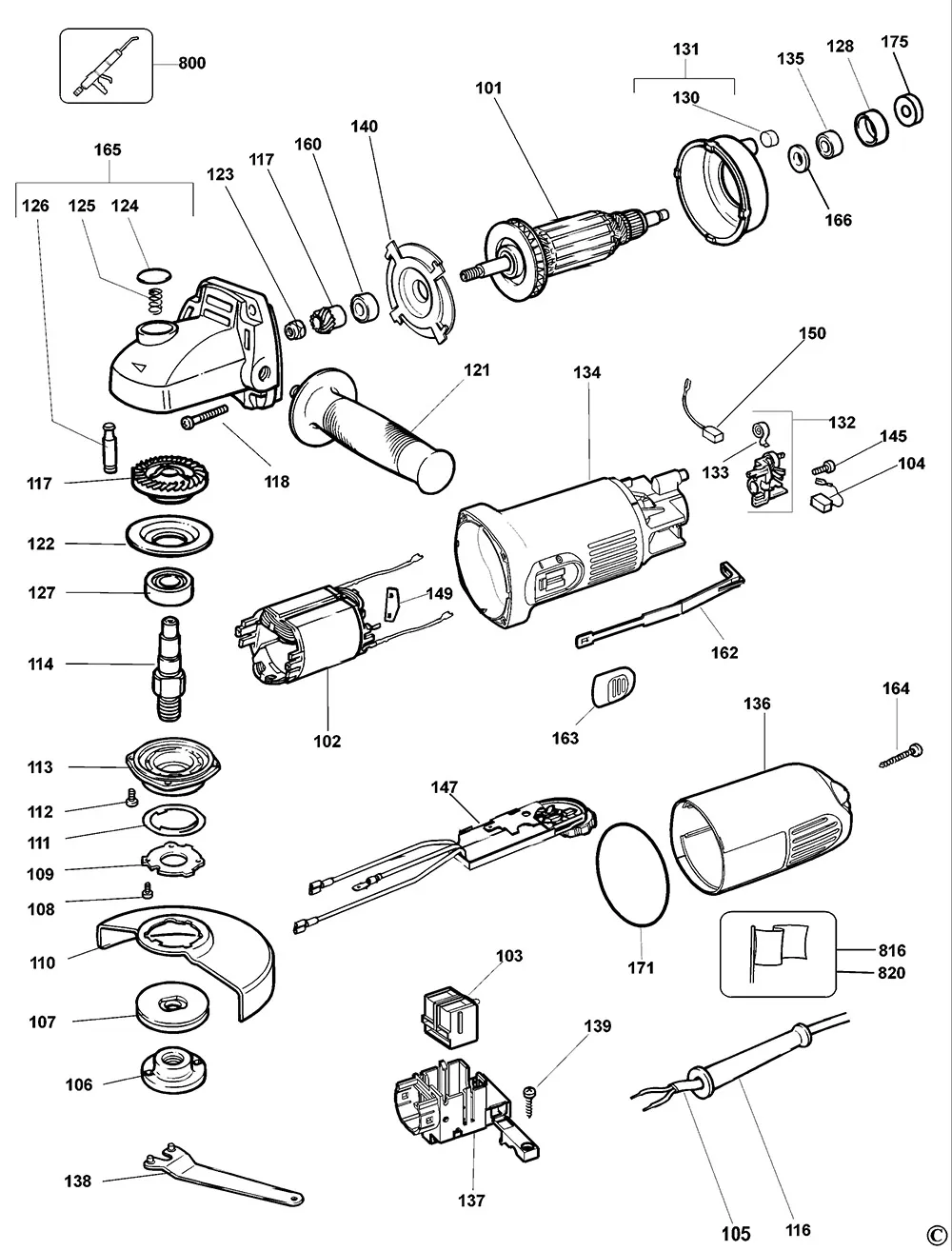 Кнопка для Dewalt DW826 TYPE 4 Арт.:944574-00