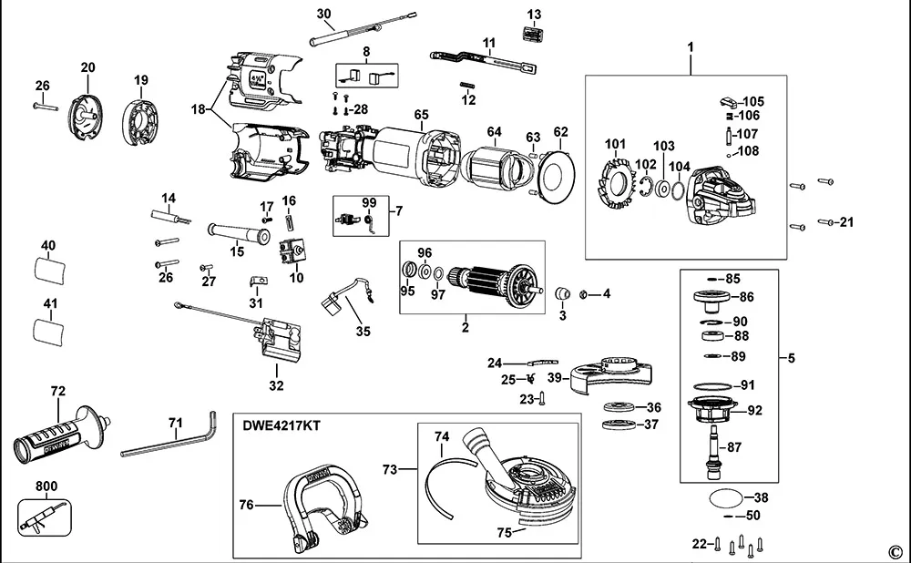 Кольцо уплотнительное для Dewalt DWE4216 TYPE 1 Арт.:N307625
