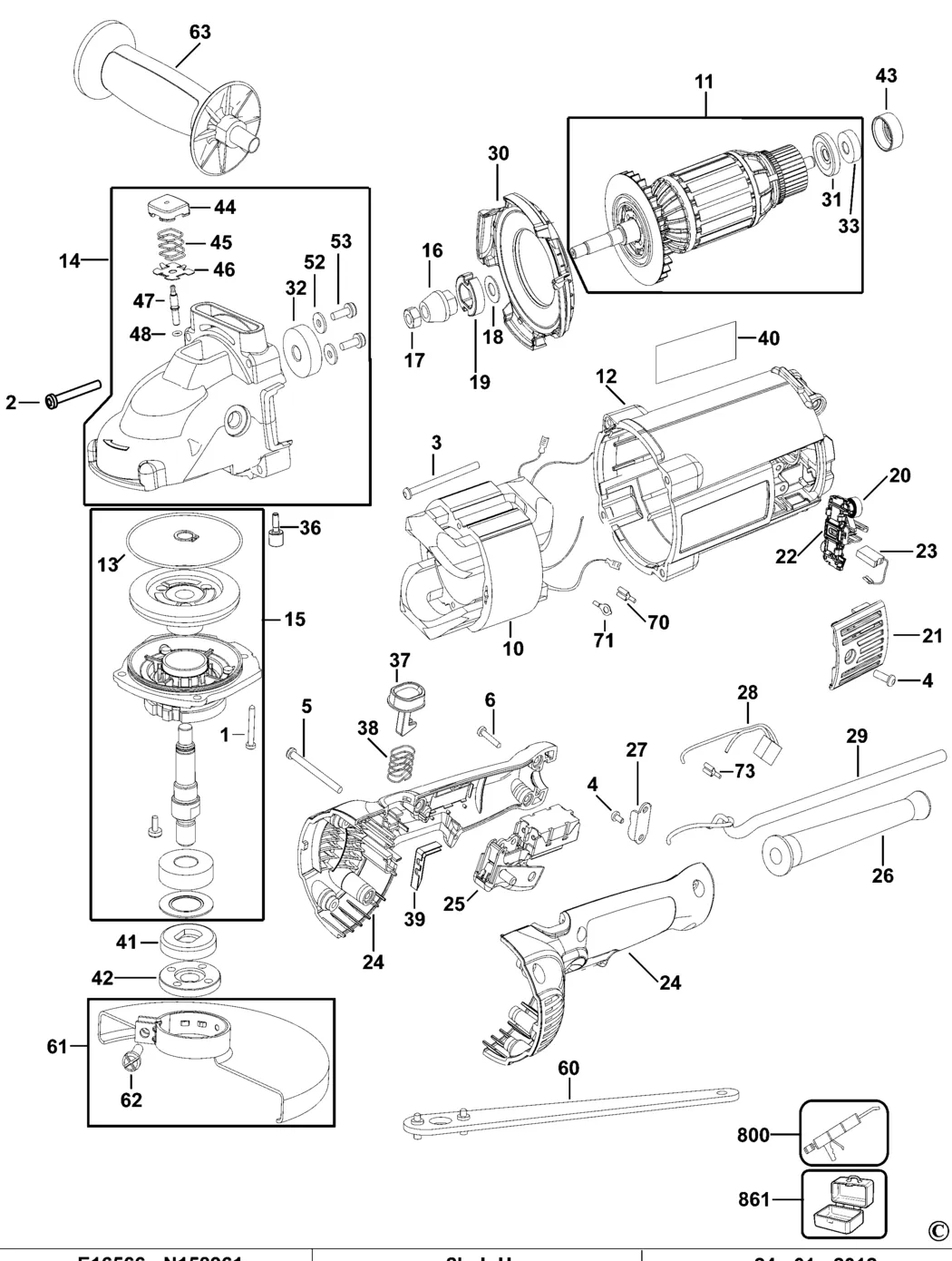 Шестерня ведущая  для Dewalt DWEN202 TYPE 1 Арт.:629729-00