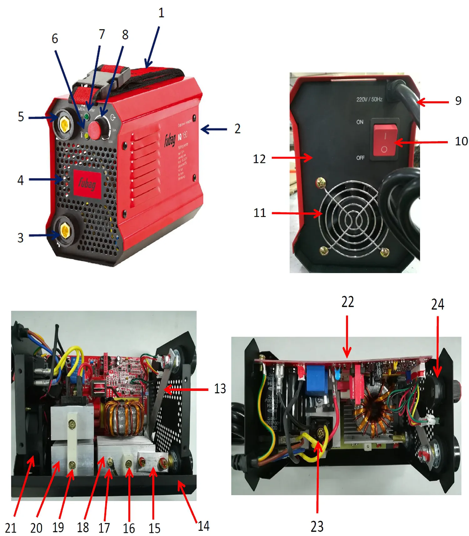 Вентилятор для Fubag IQ 200 (38832) Арт.:127-01-0-001