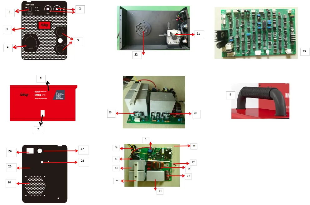 Power pcba для Fubag IRMIG 180 (31 432) Арт.:802-016-077