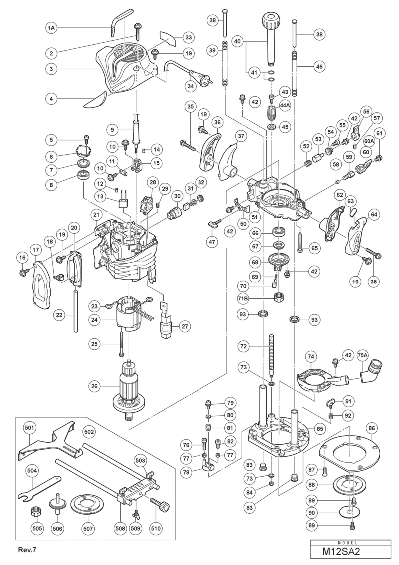 Подшипник шариковый 6200-VVCMPS2L для Hitachi M12SA2 Арт.:6200VV