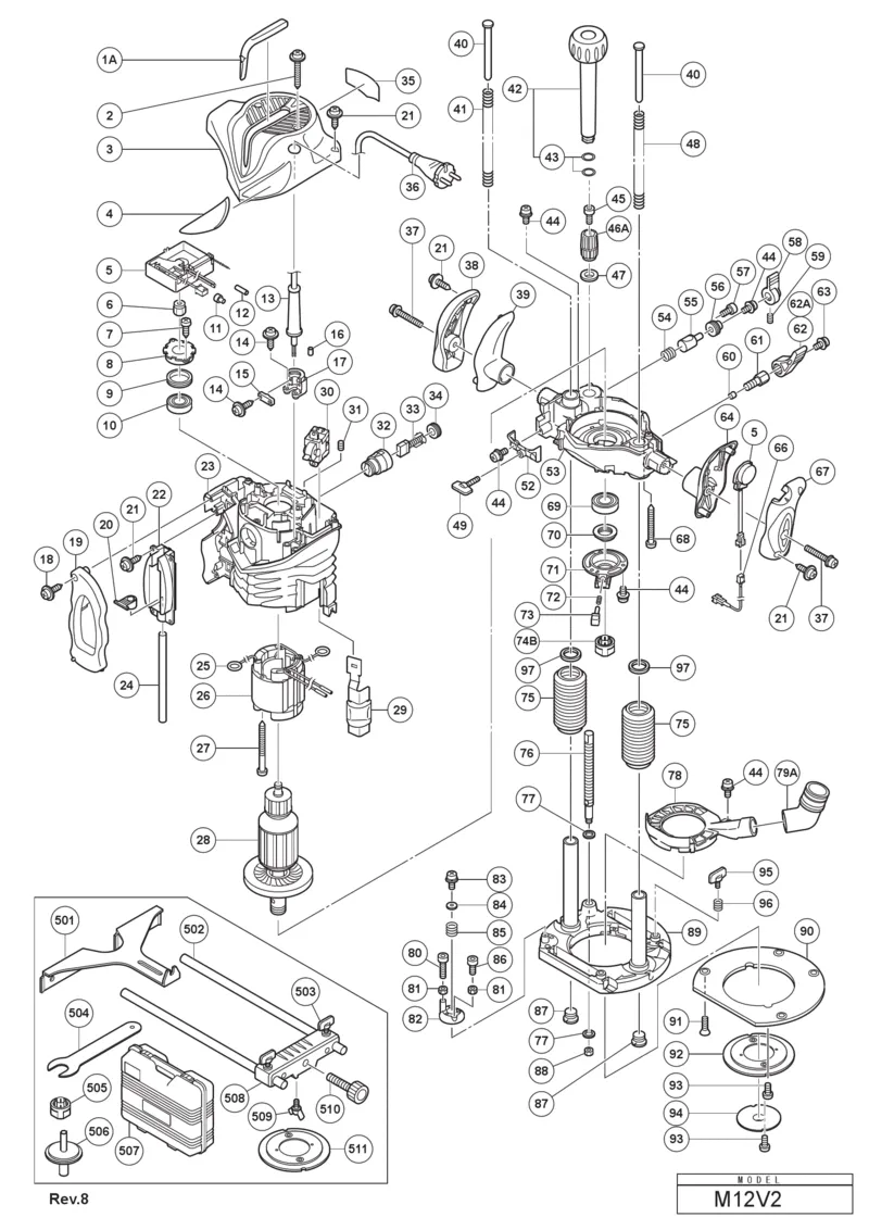 Втулка D.14 мм для Hitachi M12V2 Арт.:303352
