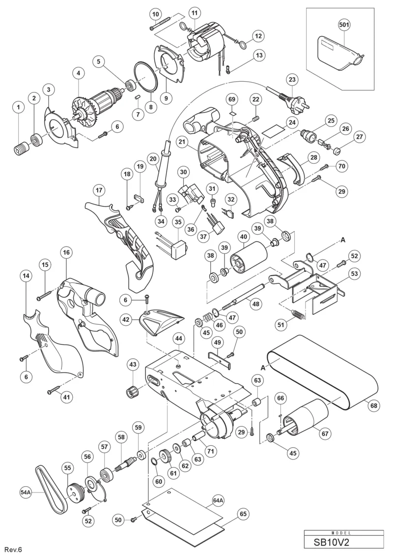 Шестерня для Hitachi SB10V2 Арт.:995576