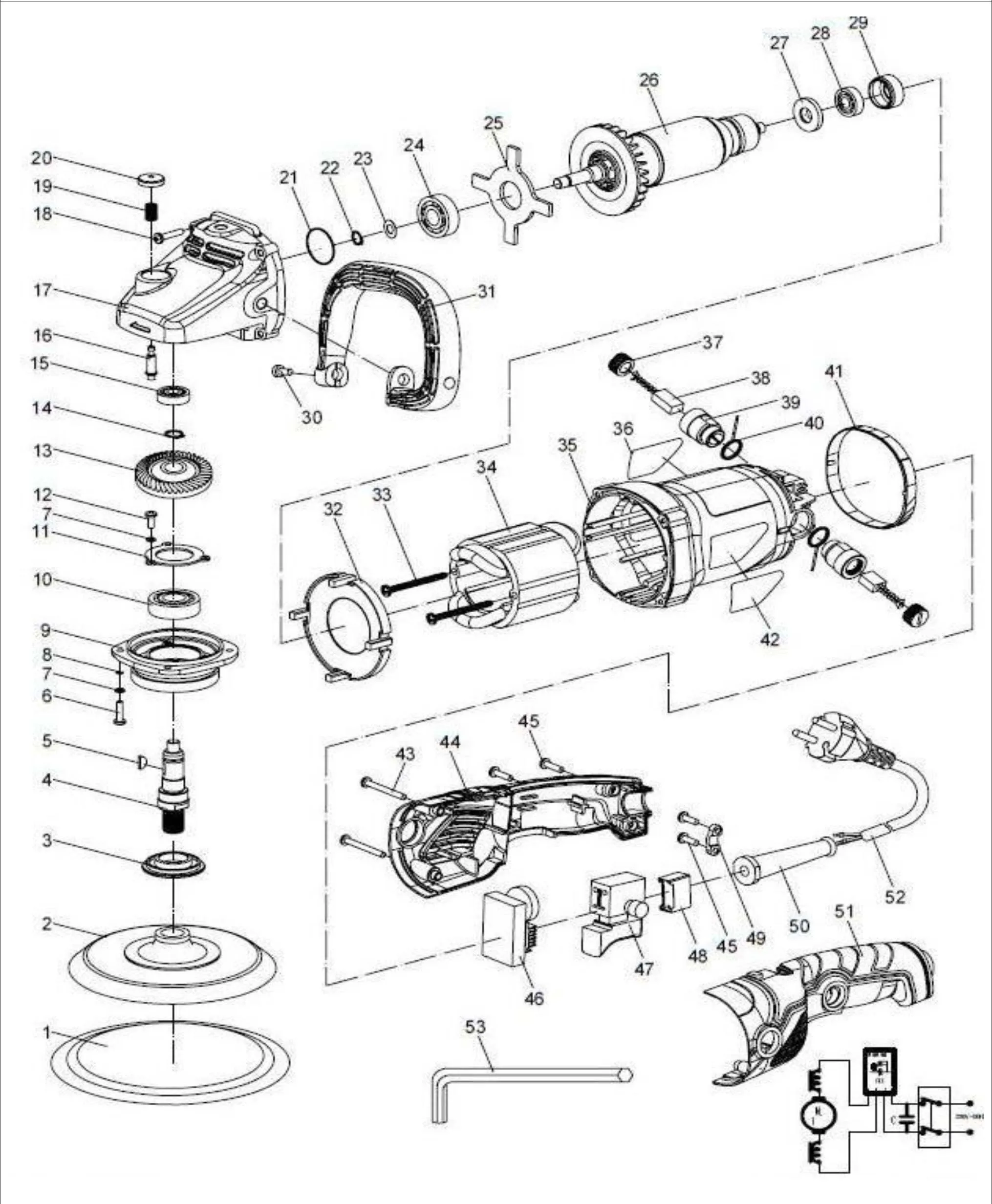 Запчасти, схема и деталировка Hyundai G1500
