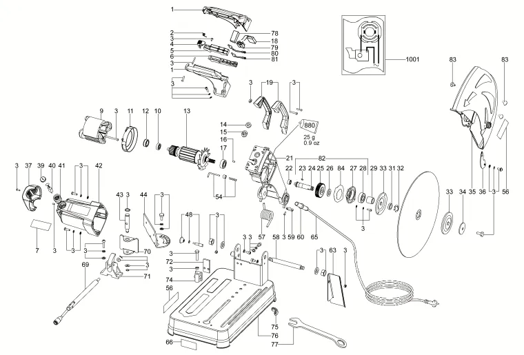Планка для Metabo CS 23-355 (ТИП 02335000) Арт.:339133420