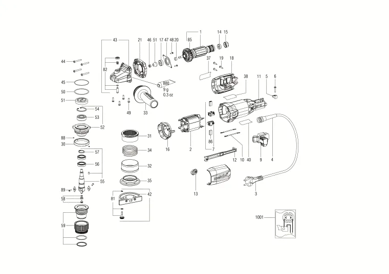 Шестерня для Metabo KFM 9-3 RF (ТИП 01751000) Арт.:316093360