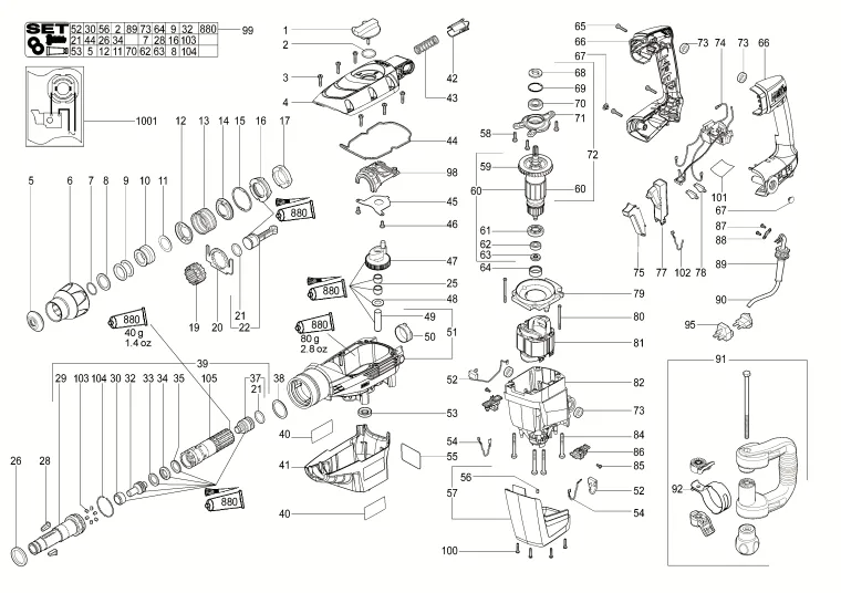 Выключатель ON-OFF для Metabo MHE 56 (ТИП 00366001) Арт.:343407670