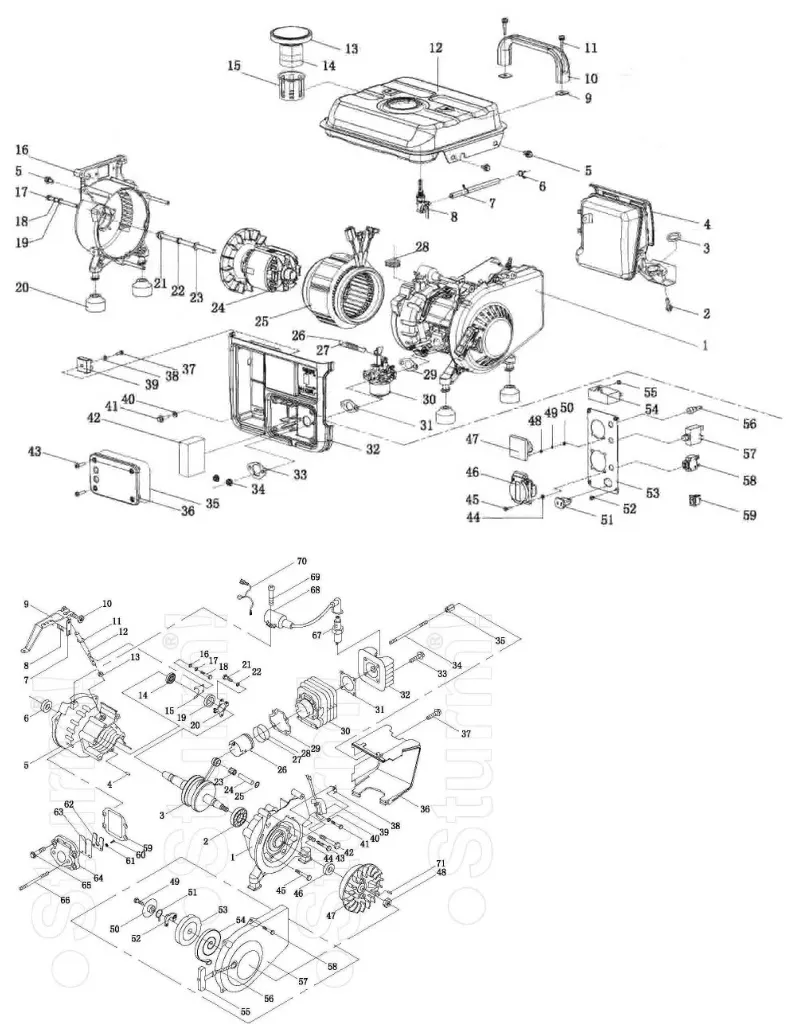 вал ведущий  для Sturm PG8708 Арт.:PG8708-2-12