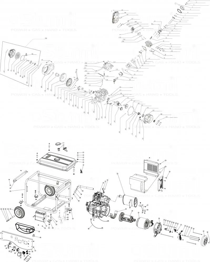 поршень в сб  для Sturm PG87651E Арт.:PG87631E-2-34
