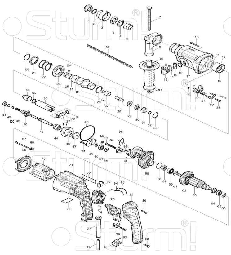 ротор  для Sturm RH2510P Арт.:RH2510P-63