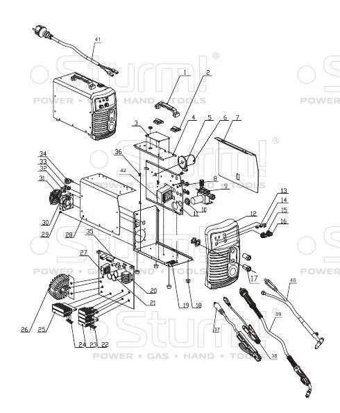 панель управления  для Sturm AW97PA125 Арт.:AW97PA125-3