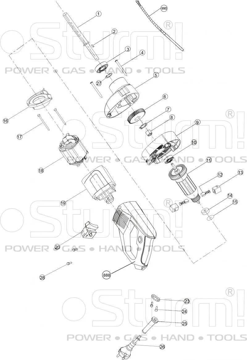 корпуc  для Sturm CV71101 Арт.:CV71101-19