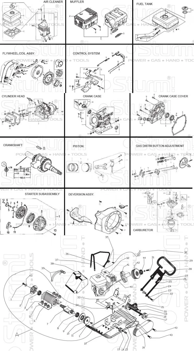 прокладка  для Sturm PC88061 Арт.:16220-ZE1-020