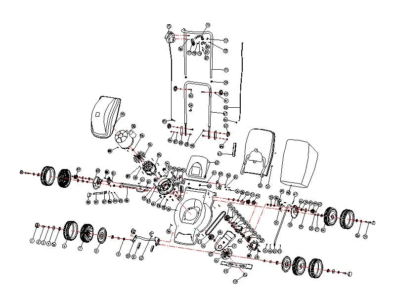 Корпус редуктора для SunGarden 1846 ES (07AJ0001) Арт.:SG250-00880-18